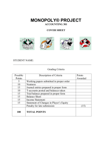 Monopoly Project