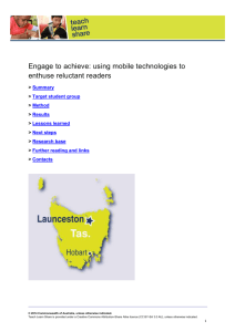 Engage to achieve: using mobile technologies to enthuse