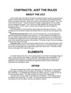 Contracts Just the Rules doc - Law Office of Brendan Conley