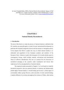 CHAPTER 2: National Identity Reconsidered