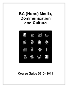 Level I Descriptor (L.1) - University of Gloucestershire