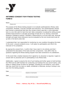 Informed Consent for Exercise Participants
