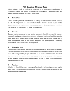 Term Structure of Interest Rates