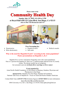 APHF Royal Hall Eng Jul 12 flyer - National Viral Hepatitis Roundtable