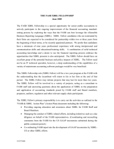 fasb xbrl fellowship description 2005