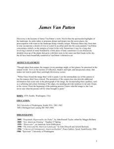 james van patten - Plus One Gallery