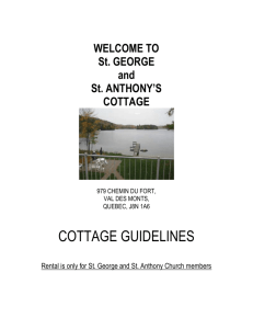 policies and guidelines - St George & St Anthony Church