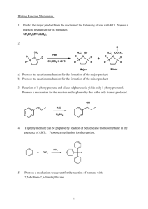Suggested Reaction Mechanism