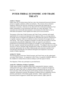 Inter-Tribal Economic and Trade Treaty