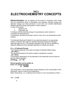 chapter 3 Electrochemistry