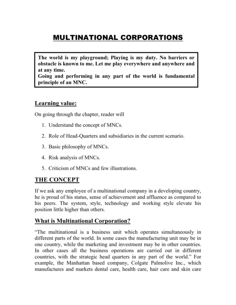 multinational-corporations