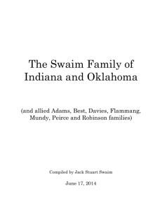 Swaim Genealogy