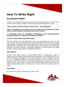 How To Write Right