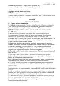 Chapter 3 STUDY - Tallinna Tehnikaülikool