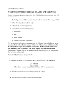 campus resources - College of Arts & Sciences