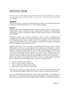 precepts of hinduism