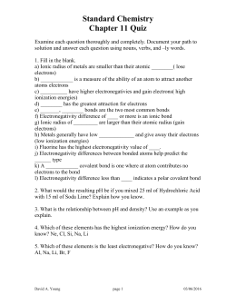 2.04) Atomic Structure Worksheet (Solutions).