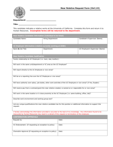 Near Relative Request Form