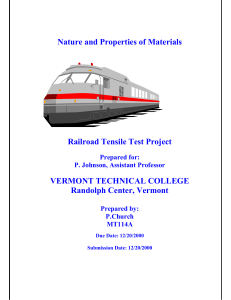 Objective –Page 3 - VTC - Vermont Technical College