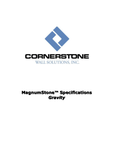 MS-specs-gravity - MagnumStone Retaining Wall System