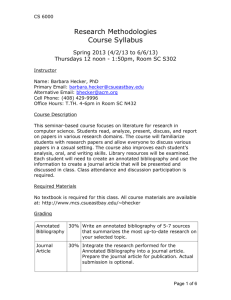 CS 6000 Syllabus