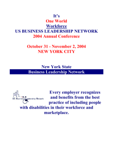 US Business Leadership 2004 Conference Brochure