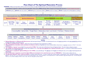 Flow Chart of the Spiritual Maturation Process