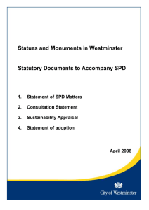 SPD Documents Statues and Monuments