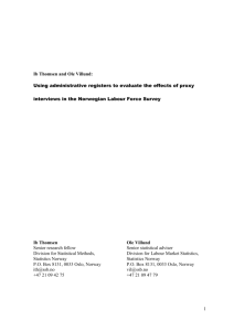 3 Using administrative data to evaluate the effects of proxy