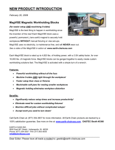 MagVISE Magnetic Workholding Blocks (for easier setup