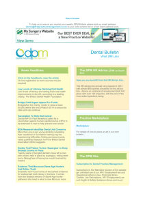 To help us to ensure you receive your weekly DPM Bulletin please