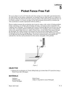 Picket Fence Freefall