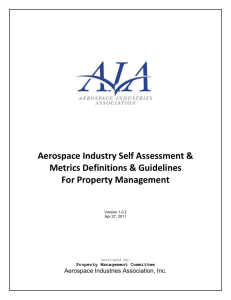 AIA Metrics Guidelines - Aerospace Industries Association