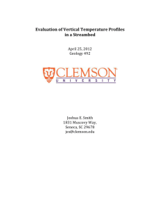 File - Clemson University's Groundwater Project