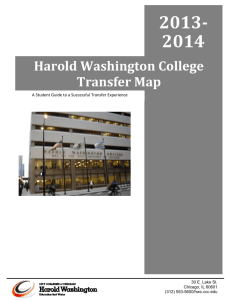 Harold Washington Transfer Map
