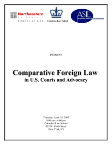 Comparative Foreign Law