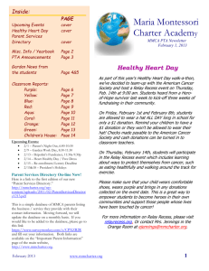 02.01.13-NEWSLETTER - Maria Montessori Charter Academy