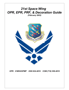 AFRS EPR Processing Procedures