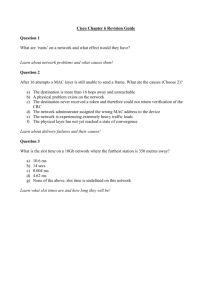 Cisco Chapter 6 Revision Guide