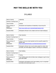 Click here to Syllabus in MS Word format