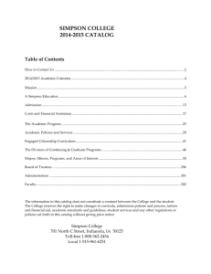 2014-2015 Academic Catalog