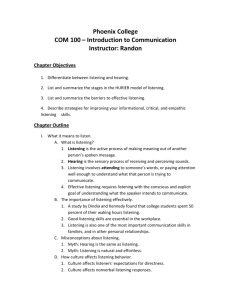 Phoenix College - Introduction to Communication