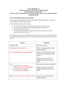 WT1 Topic Proposal Sample