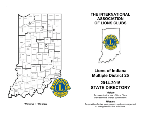 2014-2015 Indiana Lions State Directory (UPDATED - E