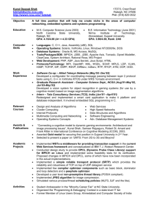Resume (Doc Format)