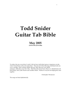 My Life - Todd Snider