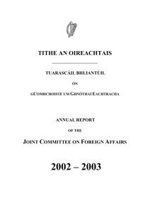 Joint Committee on Foreign Affairs