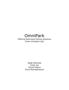 OmniPark: Offering Optimized Parking Solutions