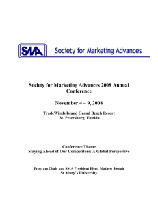 Doc - Society for Marketing Advances