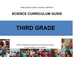 Grade-level Curriculum Guide - Okaloosa County School District
